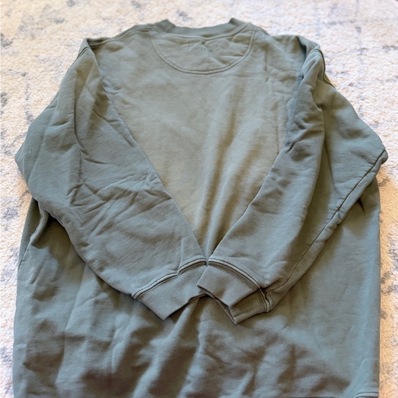 Anine Bing Cody Sweatshirt Vintage Bing in Washed Dusty Olive - Picture 7 of 7